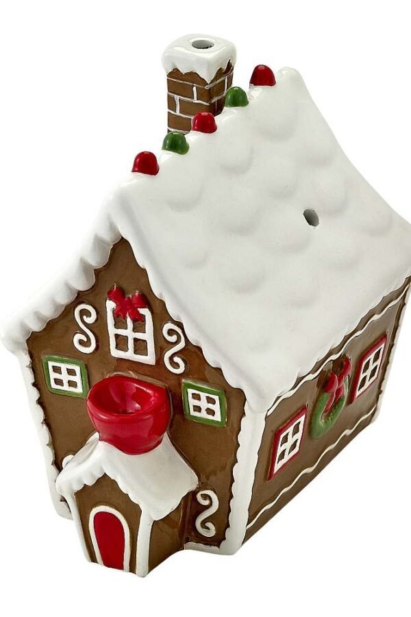 holiday gingerbread house pipe