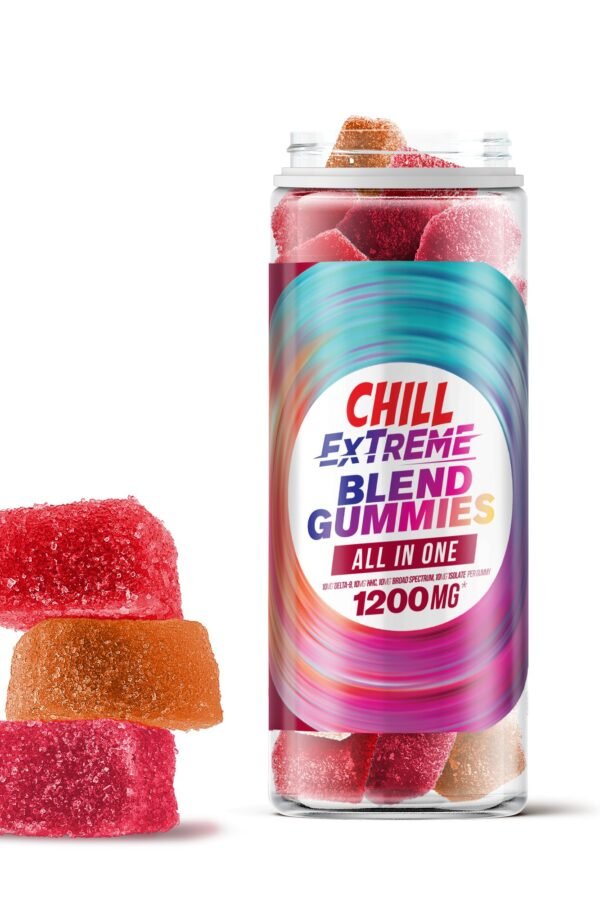 All in One Blend - 40mg Gummies - 4 Cannabinoid Blend - Chill Extreme (1200mg)