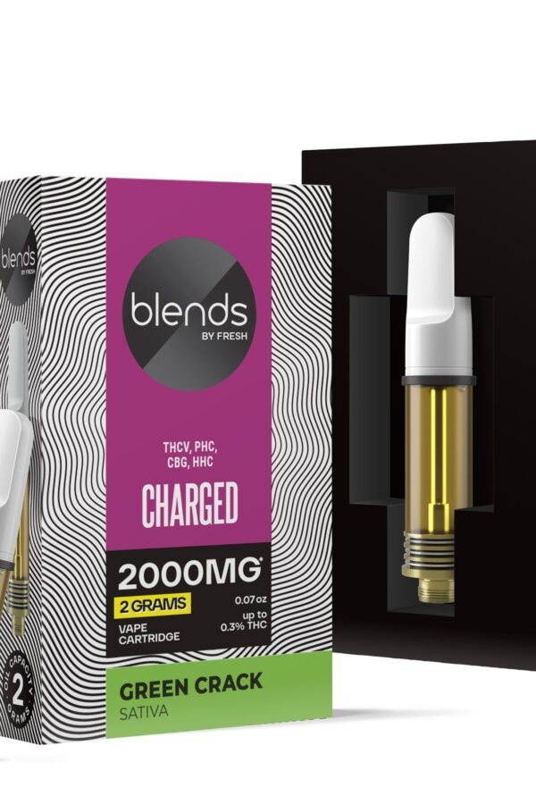 Charged Blend - 2000mg Vape Cart - Sativa - 2ml - Blends by Fresh