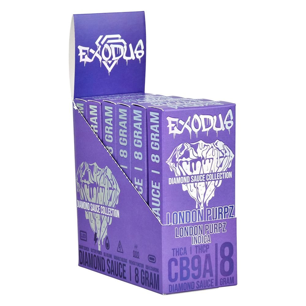 Exodus THCA THCP CB9A Disposable Vape / 8g / 6ct Display