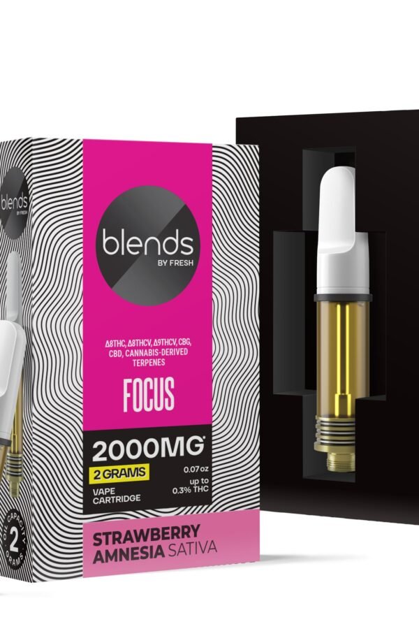 Focus Blend - 2000mg Vape Cart - Sativa - 2ml - Blends by Fresh