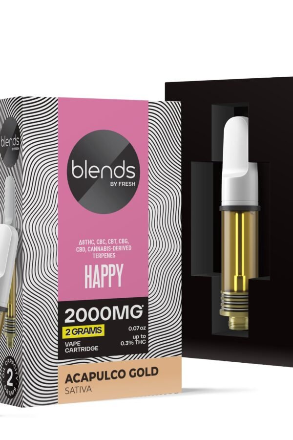 Happy Blend - 2000mg Vape Cart - Sativa - 2ml - Blends by Fresh