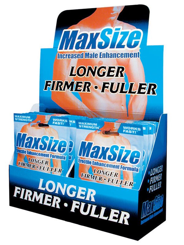 MaxSize Erectile Enhancement Formula Pills 2-Pack 24-Piece Display