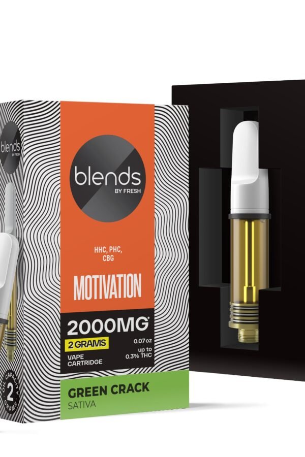 Motivation Blend - 2000mg Vape Cart - Sativa - 2ml - Blends by Fresh