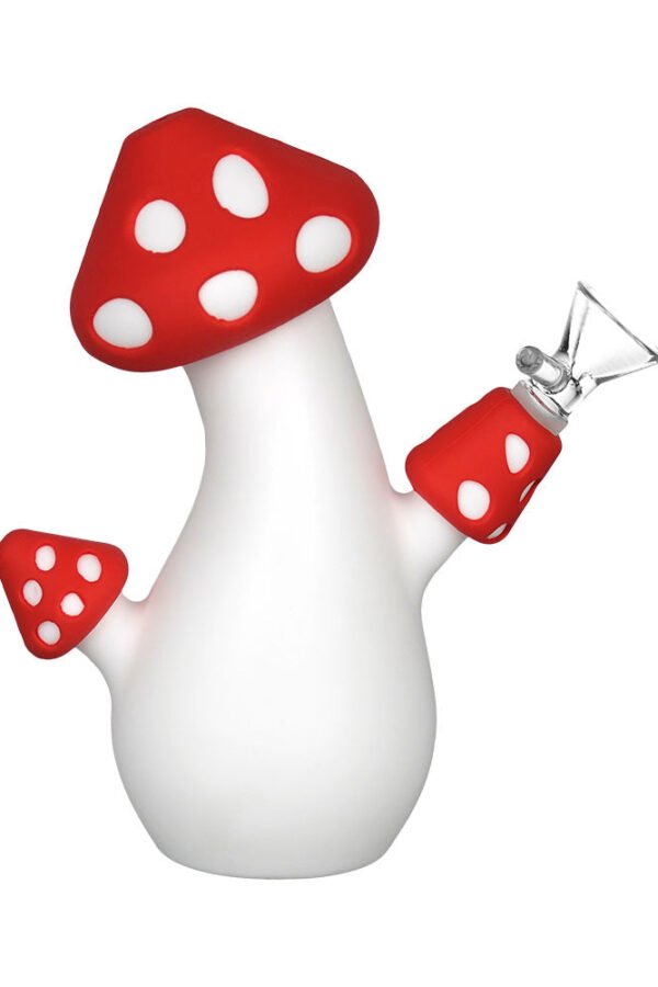 Aware Amanita Silicone Water Pipe - 6.5""/14mm F