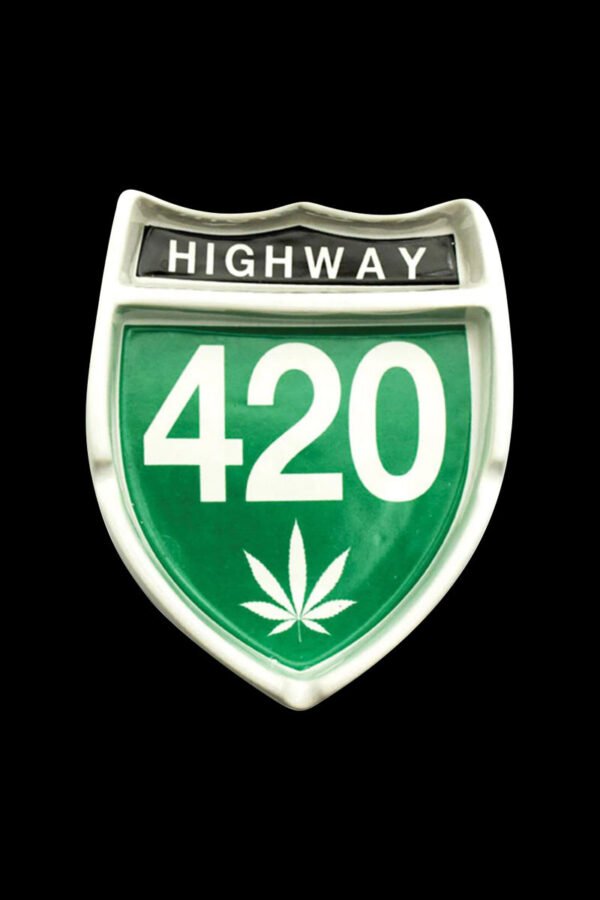 Highway 420 Ceramic Ashtray