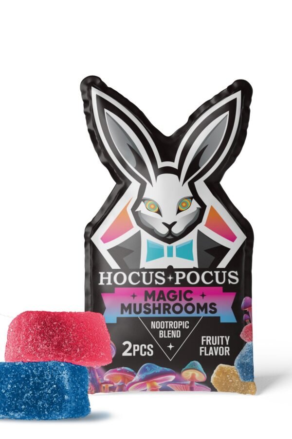 Nootropic Mushroom Blend Gummies - 22.5mg - Fruity Blend - Hocus Pocus (50mg)