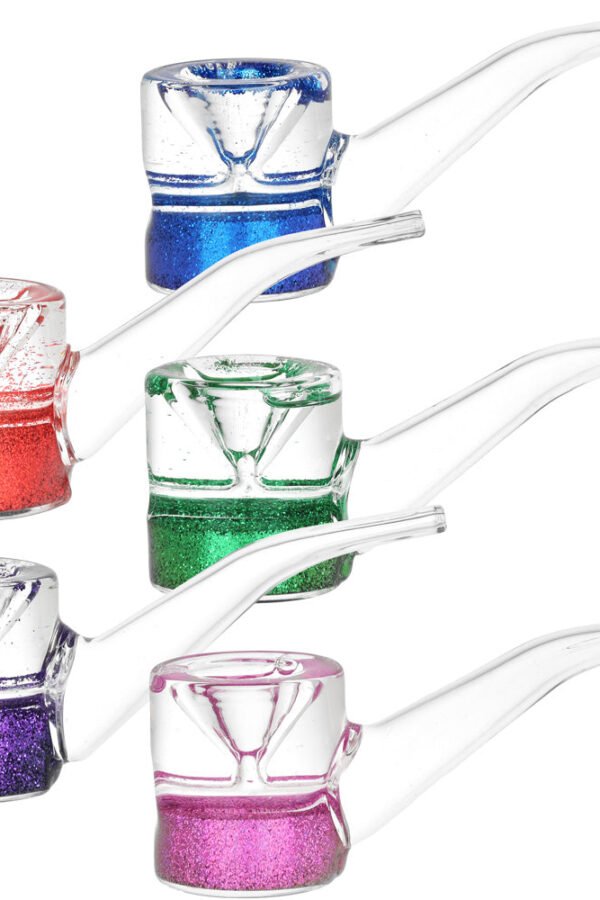 So Camp Glitter Glycerin Hand Pipe - 5"" / Colors Vary