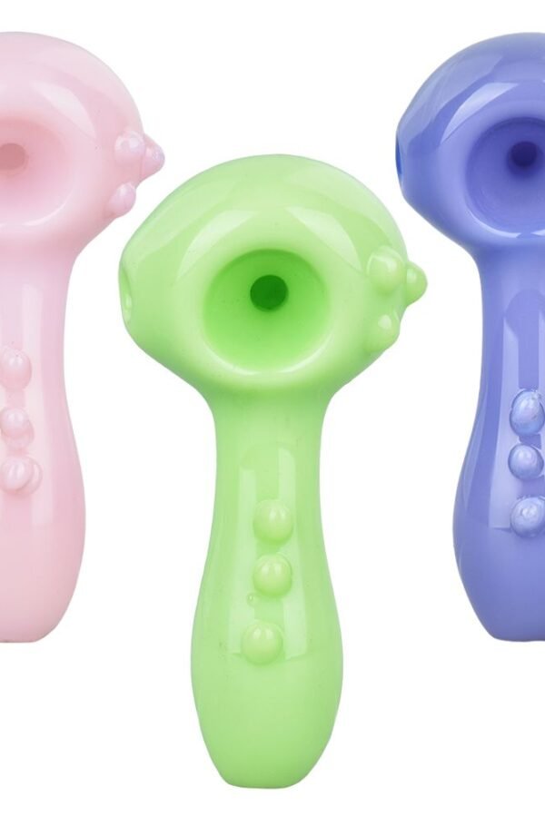 Li'l Cutie Knobby Spoon Pipe - 3.25"" / Colors Vary