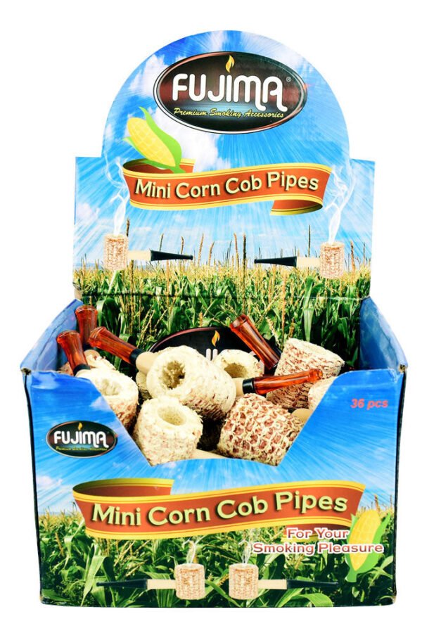 Mini Corn Cob Pipe - 3"" 36pc