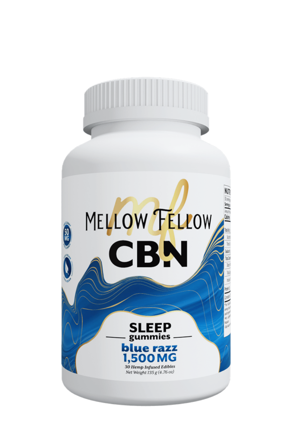 Sleep CBN Gummies - 1500mg - Blue Razz