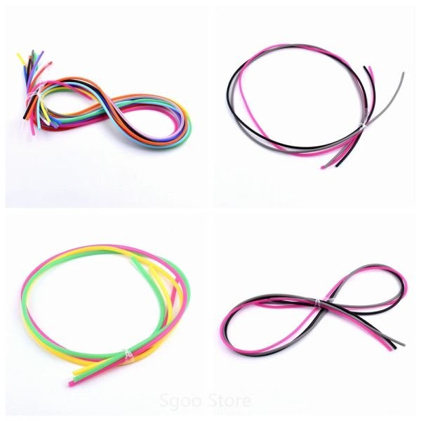 1 2025 M ID 2 3 4 5 6 7 8 new 9 10 mm Colorful Flexible Silicone Gel Pipe Safety Food Level Soft Pipe Aquarium Water Connector Hose