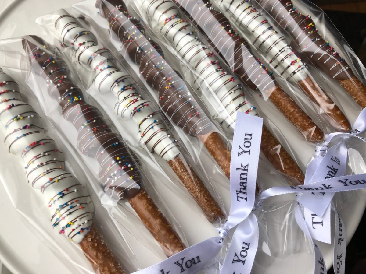 1 Dozen Thank You Chocolate Pretzels, You Gift, Nurses Teacher Appreciation, Teachers Day, Doctors Corporate