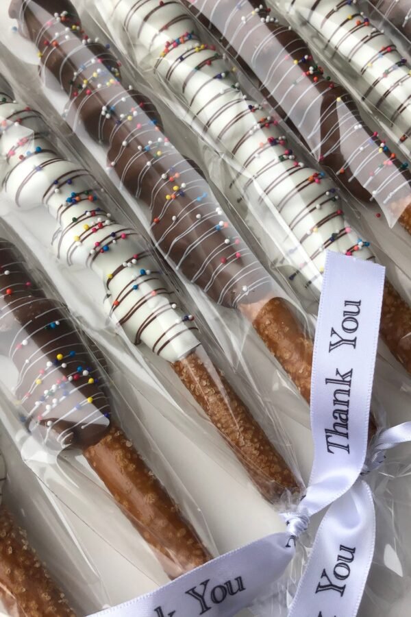 1 Dozen Thank You Chocolate Pretzels, You Gift, Nurses Teacher Appreciation, Teachers Day, Doctors Corporate