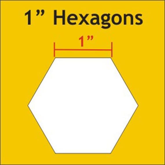 1 Inch Hexagon Papers From Paper Pieces - 100 Count