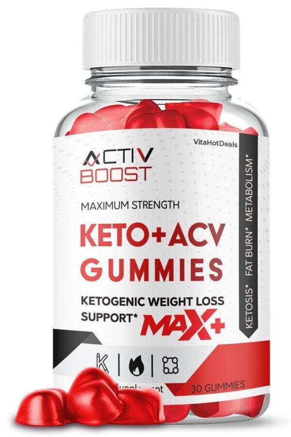 1 Pack Activ Boost Max + Keto ACV Gummies 2x Stronger Formula
