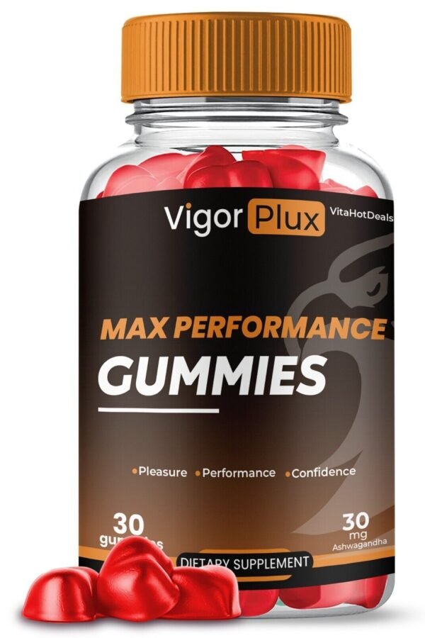 1 Pack Vigor Plux Gummies for Men, VigorPlux Advanced High Potency Formula