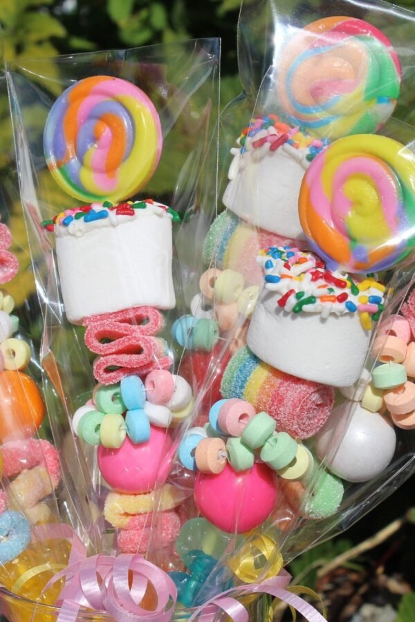 10 Birthday Sprinkles Lollipop Candy Kabobs| Handcrafted in Maine |Party Favors, Bridal, Baby Shower Gifts, Fall, Back To School, Halloween
