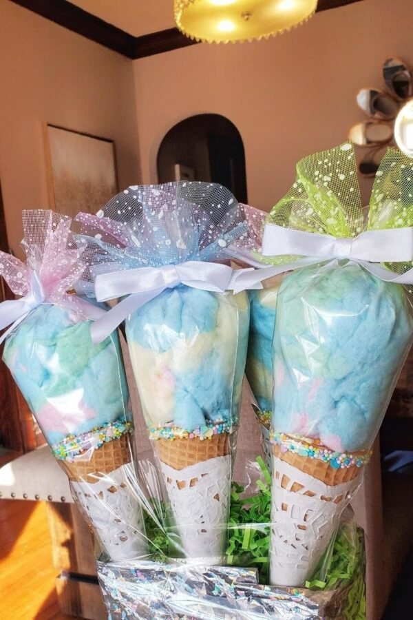 10 Ice Cream Cone Cotton Candy