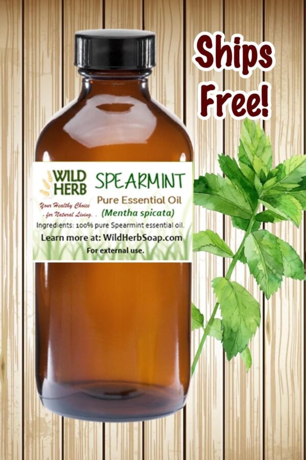 100% Pure Spearmint Essential Oil Direct From Certified Organic Distiller Fresh High Quality Mentha Spicata Topical Bath Body Candle Scents