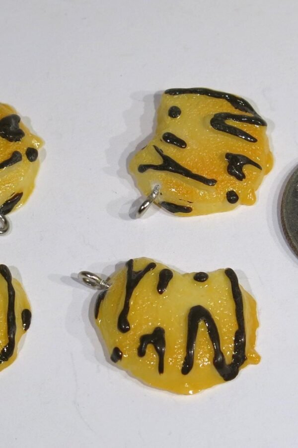 10Pc "Chocolate Chip Cookie" Charm, Resin | Bc1607