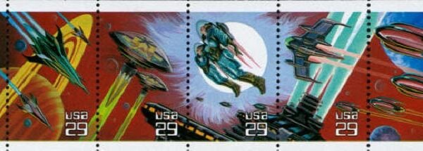 10x 1993 Space Fantasy Nasa Astronauts 5 Diff 29C Unused Postage Stamps Free Shipping Space Your #1 Source Best Prices On Vintage Stamps