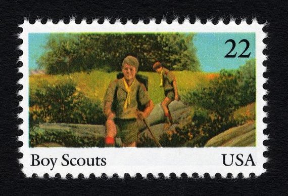 10x Boy Scouts Scouting 1985 22C Unused Postage Stamp Free Shipping #1 Source Best Prices On Vintage Stamps