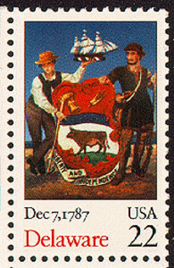 10x Delaware 1987 22C Unused Vintage Postage Stamp Free Shipping Your #1 Source With The Best Prices On Postage Stamps