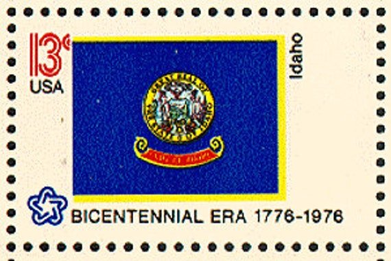 10x Idaho State Flag 1976 13C Unused Vintage Postage Stamp Free Shipping Your #1 Source With The Best Prices On Stamps