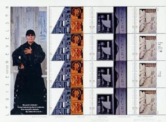 10x Louise Nevelson Female Sculptor 2000 33C Unused Postage Stamp. Free Shipping #1 Source Best Prices On Vintage Stamps