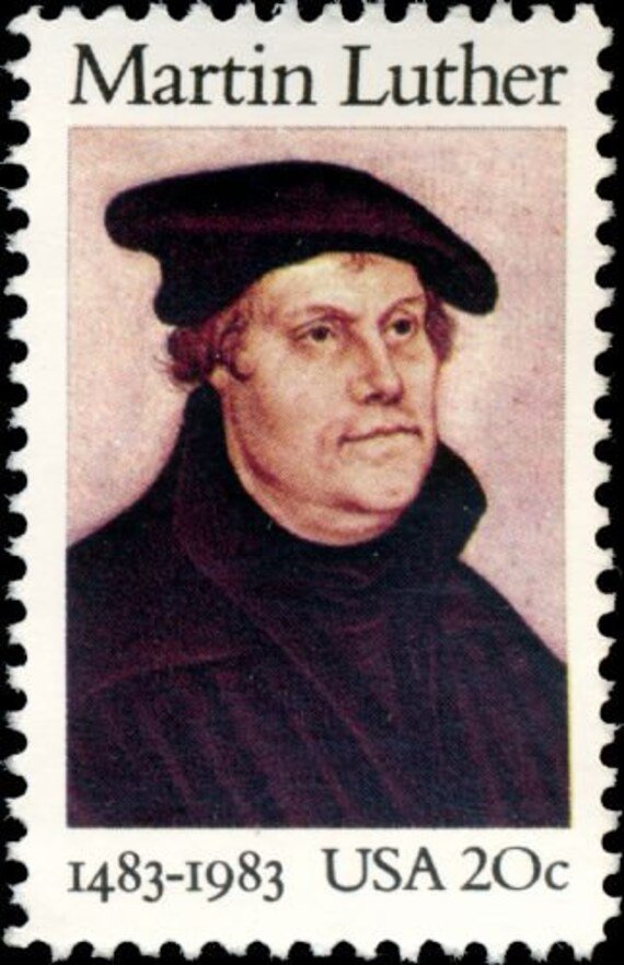 10x Martin Luther Augustinian Friar Protestant Reformation 1983 20C Unused Postage Stamp Free Shipping #1 Source Best Prices Vintage Stamps