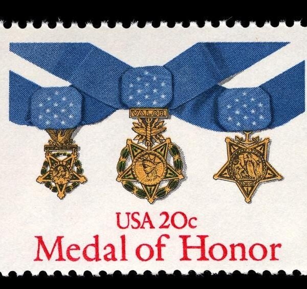 10x Medal Of Honor Military Decoration 1983 20C Vintage Postage Stamp Free Shipping