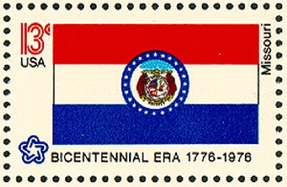 10x Missouri Flag 1976 13C Unused Vintage Postage Stamp Free Shipping Your #1 Source With The Best Prices On Stamps