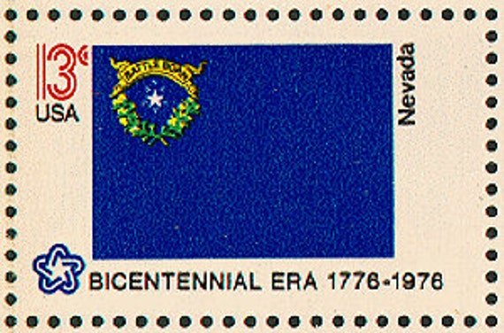 10x Nevada Flag 1976 13C Unused Vintage Postage Stamp Free Shipping Your #1 Source With The Best Prices On Stamps