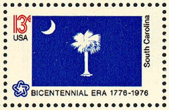 10x South Carolina Flag 1976 13C Unused Vintage Postage Stamp Free Shipping Your #1 Source With The Best Prices On Stamps