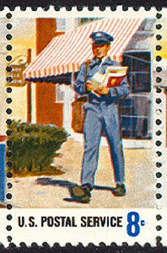 10x Usps Post Office Letter Carrier 1973 8C Unused Postage Stamp Free Shipping. #1 Source With The Best Prices On Vintage Postage Stamp