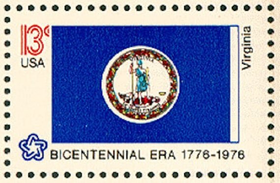 10x Virginia Flag 1976 13C Unused Vintage Postage Stamp Free Shipping Your #1 Source With The Best Prices On Stamps