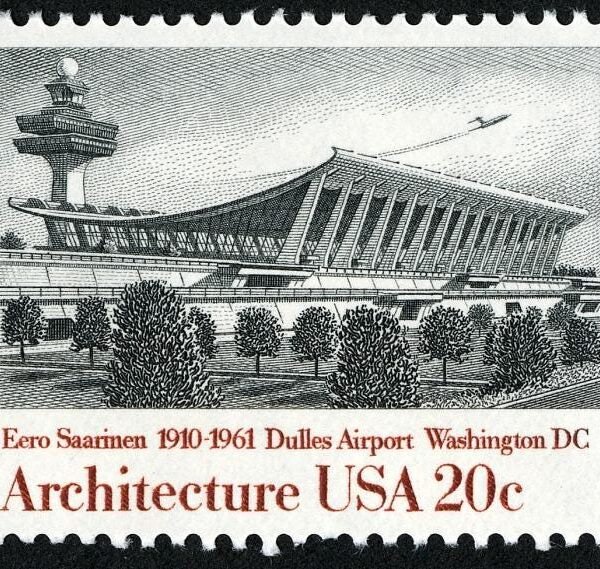 10x Washington Dc Dulles Airport Architecture Aviation 1982 20C Unused Postage Stamp Free Shipping #1 Source Best Prices On Vintage Stamps