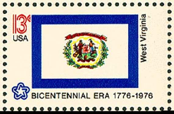 10x West Virginia Flag 1976 13C Unused Vintage Postage Stamp Free Shipping Your #1 Source With The Best Prices On Stamps