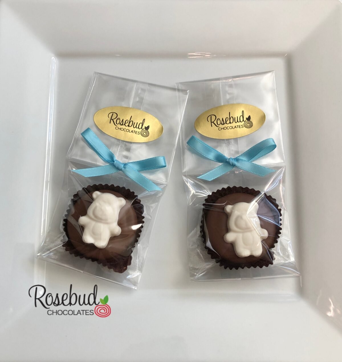 12 Bear Chocolate Covered Oreo Cookies Baby Shower Favors Decorations Gender Reveal Candy