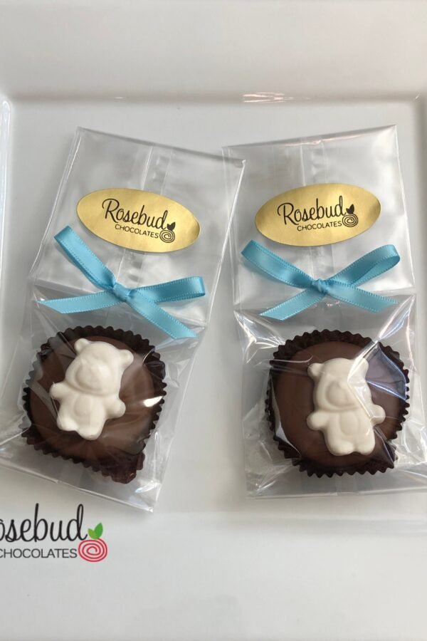 12 Bear Chocolate Covered Oreo Cookies Baby Shower Favors Decorations Gender Reveal Candy