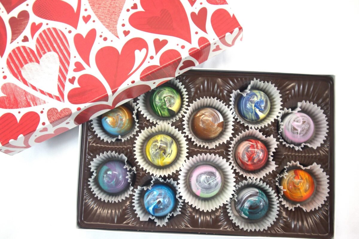 12 Piece Any Holiday Assorted Milk & Dark Chocolate Mini Truffles Box