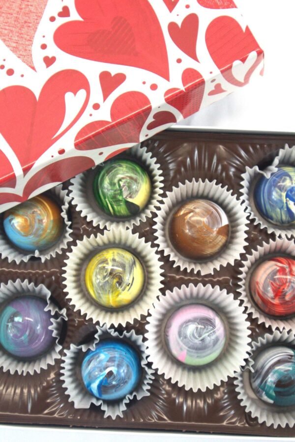 12 Piece Any Holiday Assorted Milk & Dark Chocolate Mini Truffles Box