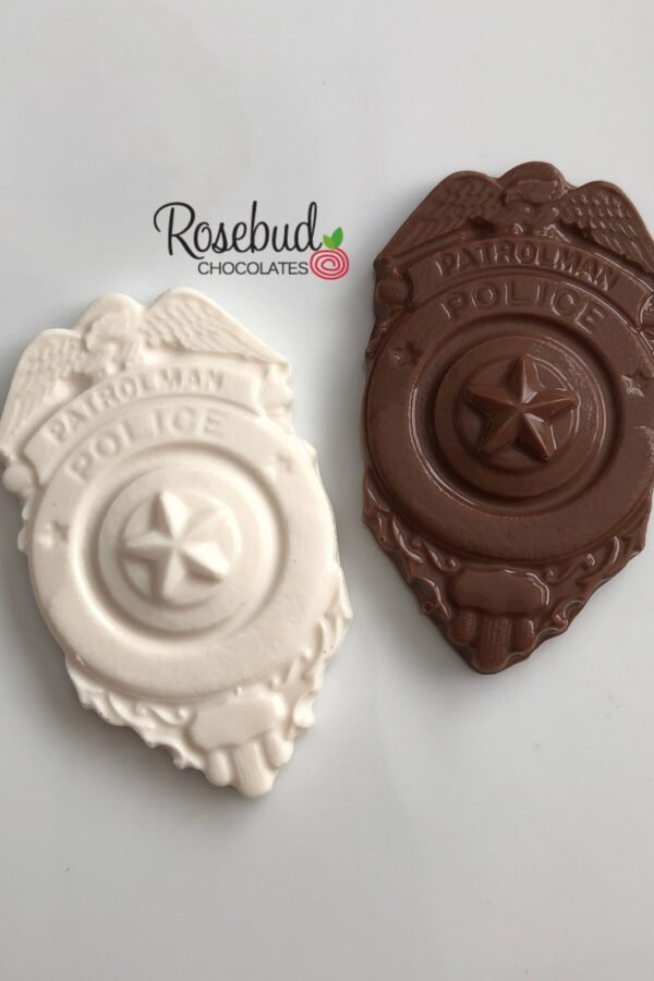 12 Police Badge Chocolate Party Favors Patrolman Birthday Ideas Policeman Theme