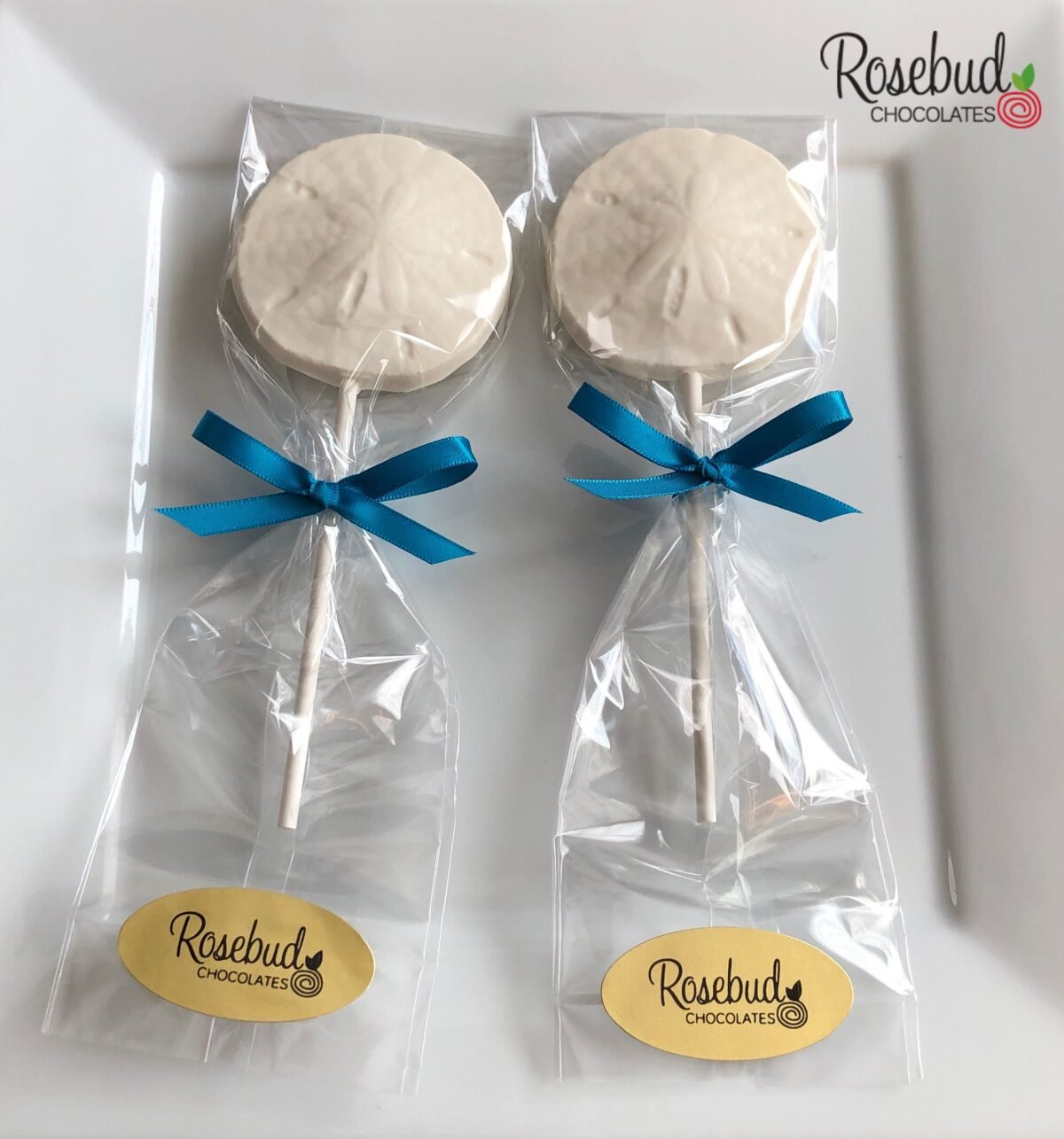 12 Sand Dollar Chocolate Lollipops Beach Nautical Birthday Party Favors Wedding Ideas