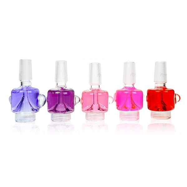 14.4mm glycerin coil bowls colorfull freezable smoking water pipe accessories for glass bong hookah dab rig