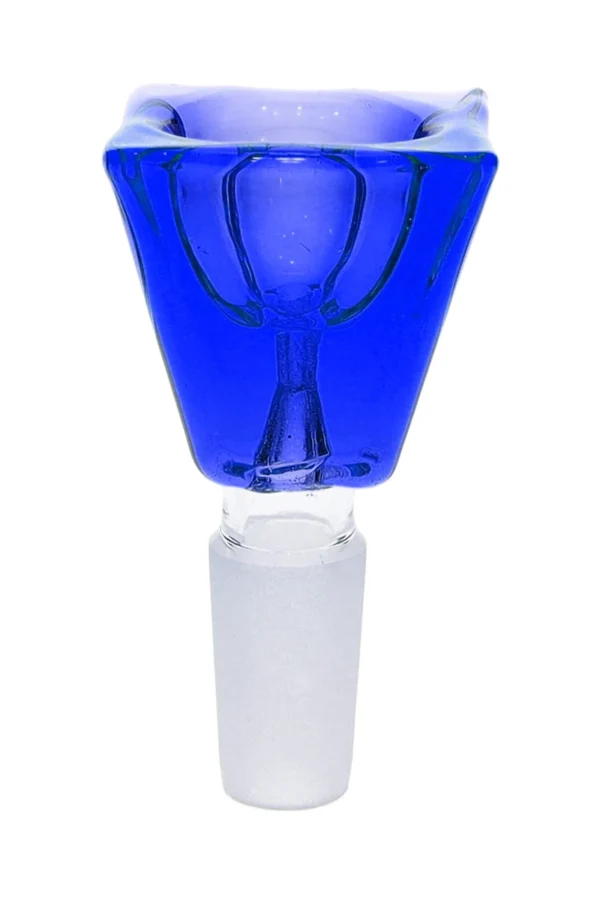 14MM Male Crystal Dark Blue Glass Bowl