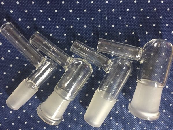 14mm 18mm Glass oil burner Vapor Whip Adapter Female or Male 90 Degree Large Hose in stock