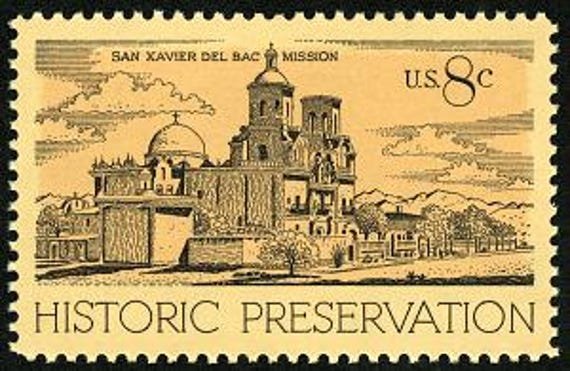 15X Arizona San Xavier Del Bac Mission Tucson 1971 8C Unused Postage Stamps Free Shipping #1 Source Best Prices On Vintage Stamps