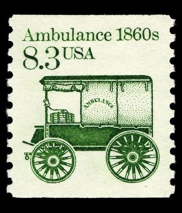 15x Ambulance Hospital Medical Gift For Emt 8C Green 1985 Unused Postage Stamp Free Shipping #1 Source Best Prices On Vintage Stamps